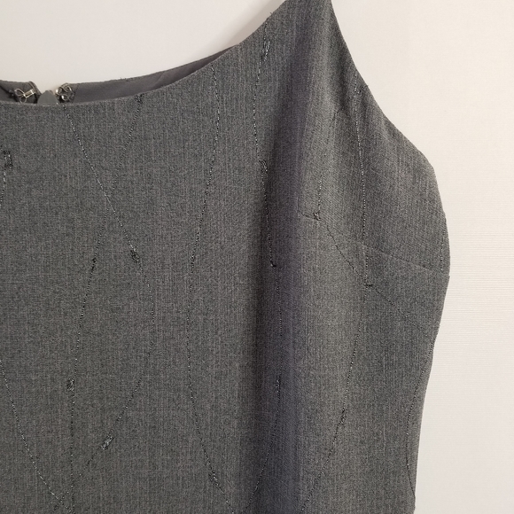 New EXPRESS Spaghetti Strap Dress - Gray Glitz - Picture 2 of 11